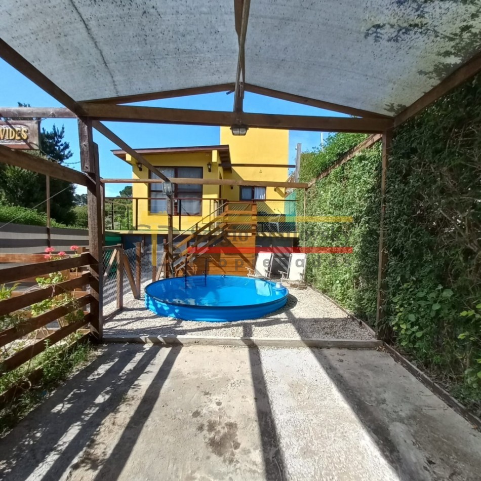SE VENDE COMPLEJO DE CUATRO CABAÑAS EN MAR AZUL