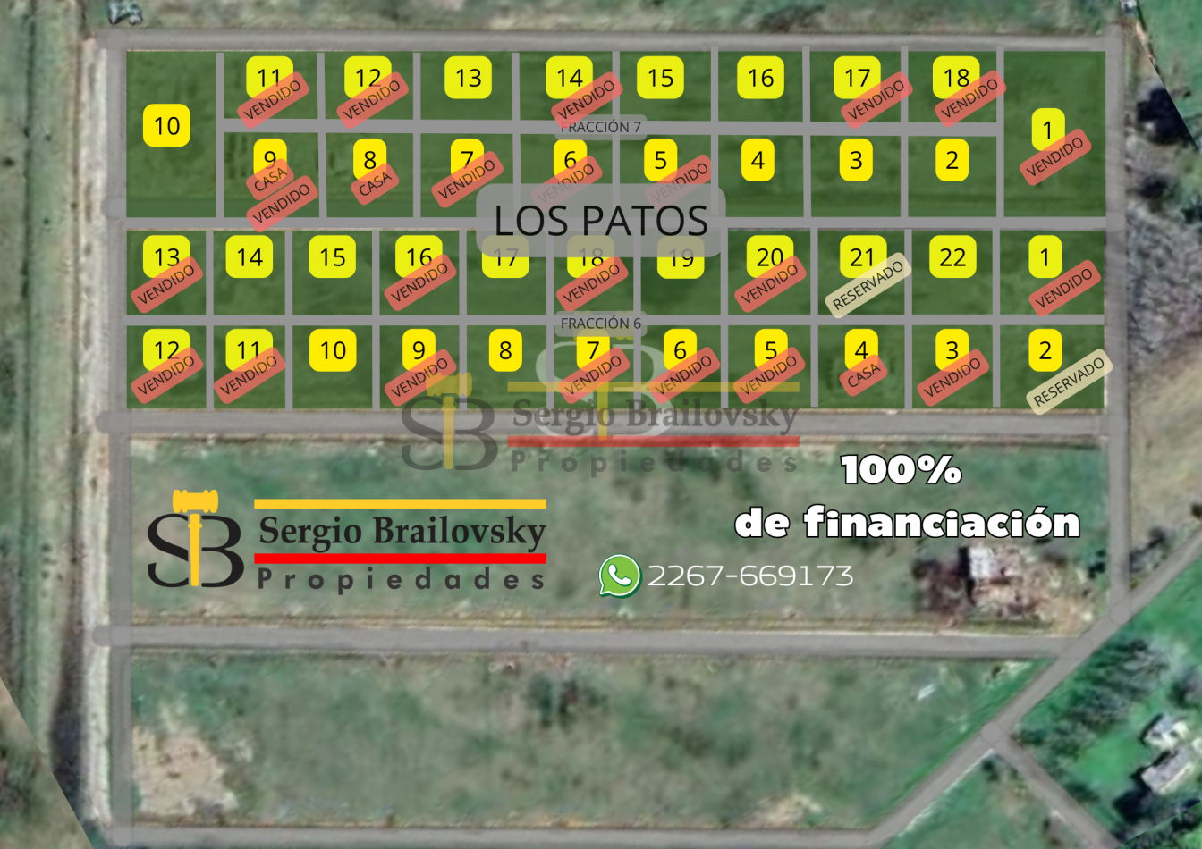 Loteo en los Patos. Ultimos lotes a la Venta