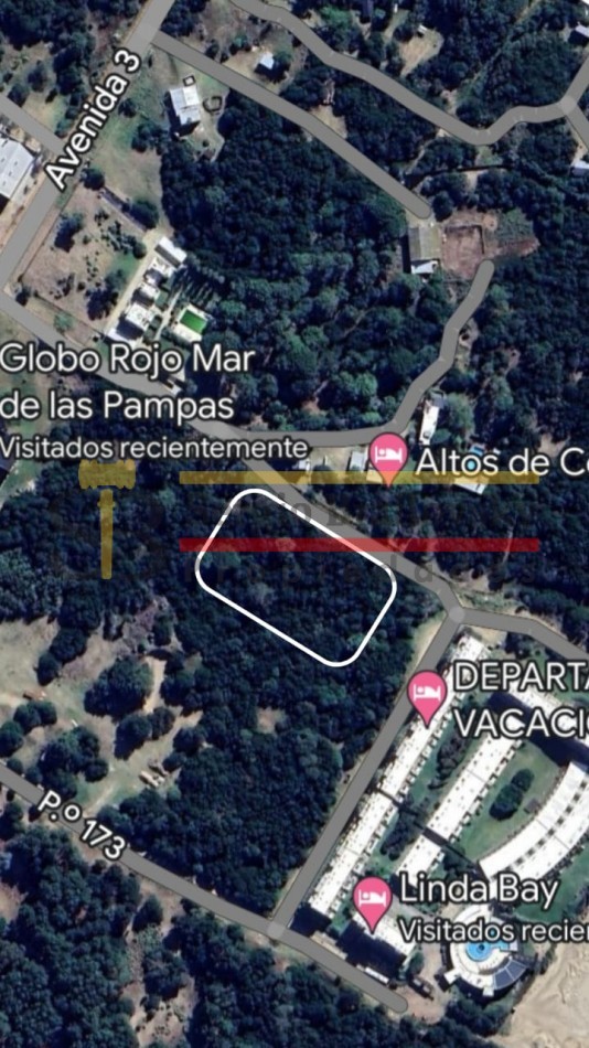 SE VENDE LOTE DE 12805 M2 EXCELENTE OPORTUNIDAD DE INVERSION MAR DE LAS PAMPAS- LAS GAVIOTAS