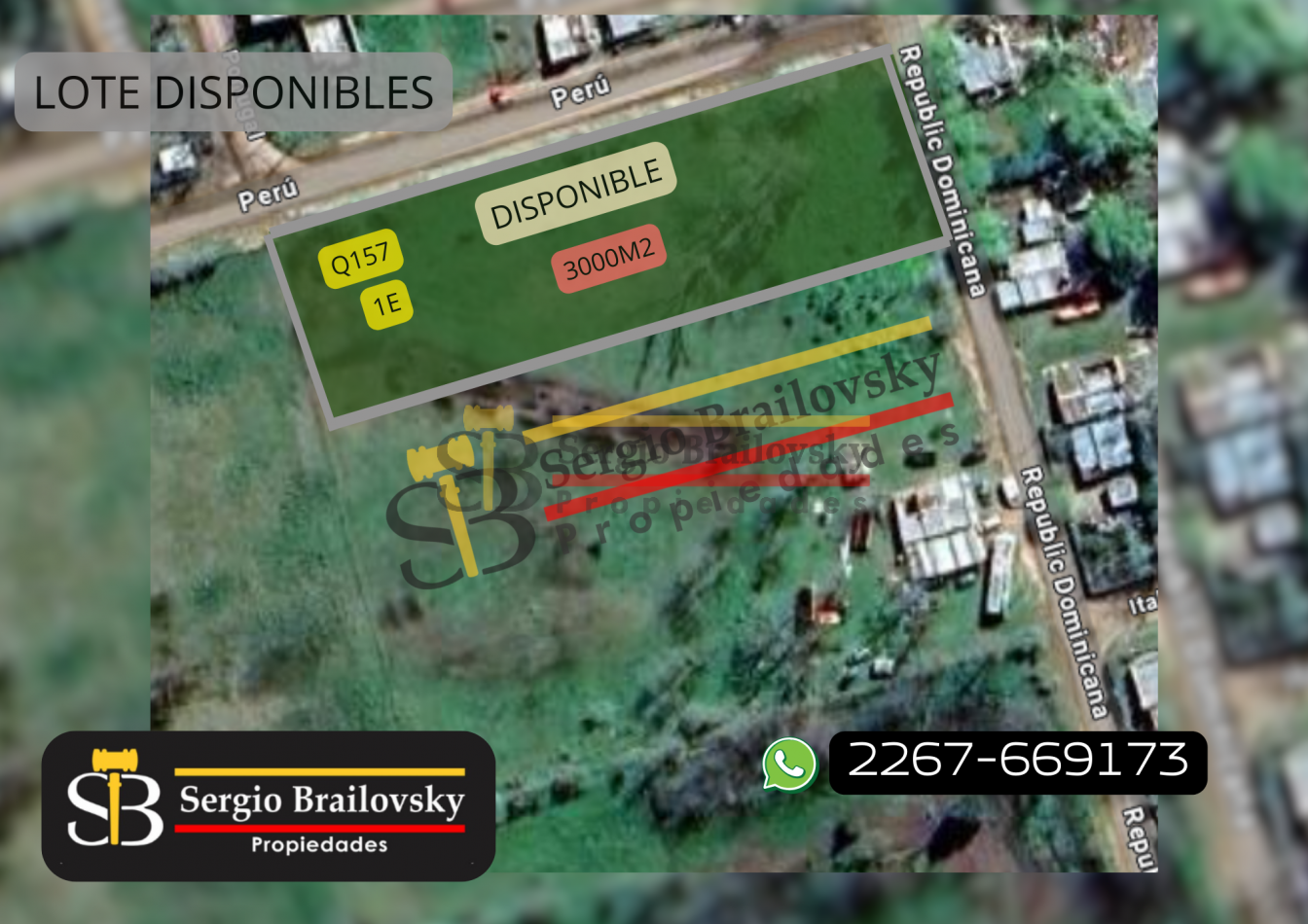 OPORTUNIDAD Lote en Venta 3000m - General Madariaga 