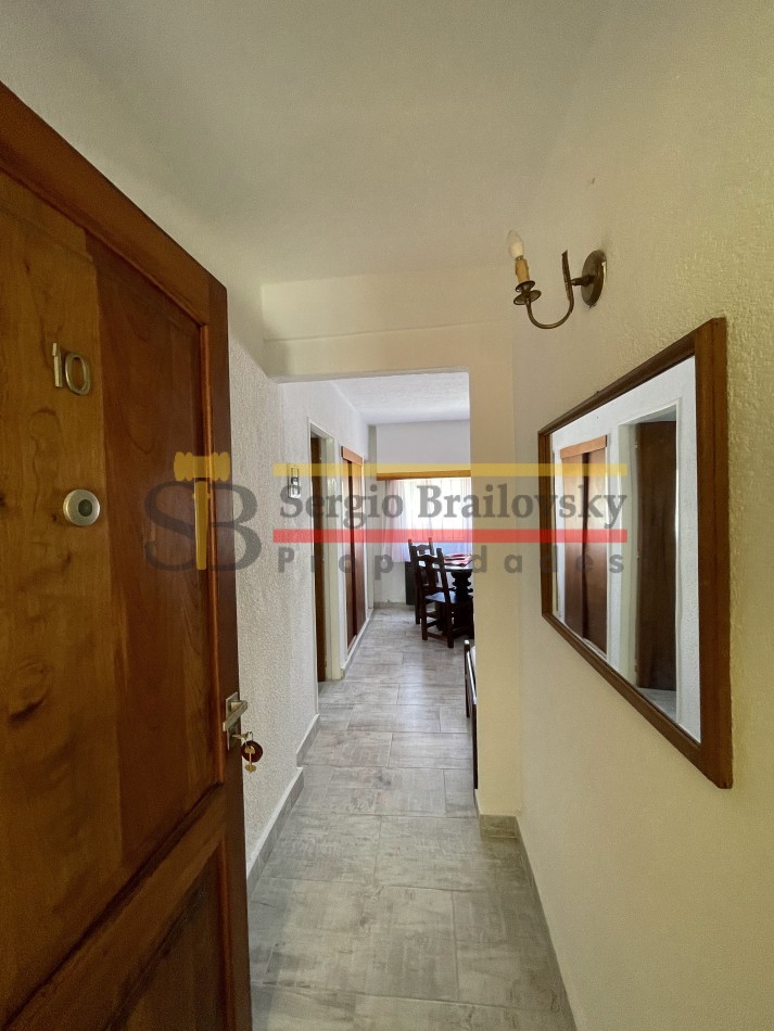 ALQUILER TEMPORAL  DEPARTAMENTO U.F. 10- MONOAMBIENTE PARA 4 PERSONAS - GESELL CENTRO