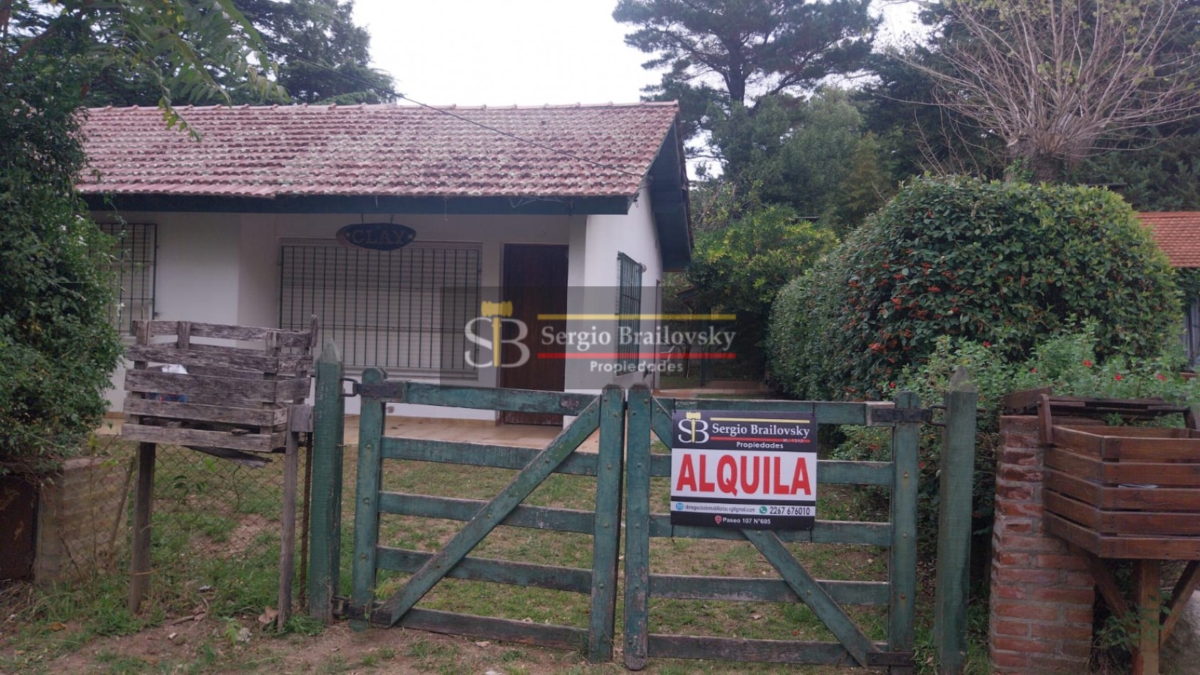 ALQUILER ANUAL- CASA DE 3 AMBIENTES MAS DEPARTAMENTO DE 1AMBIENTE EN ZONA SUR DE VILLA GESELL