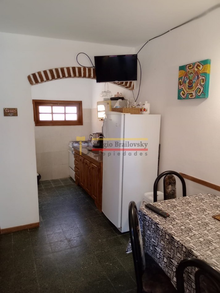 ALQUILER TEMPORAL DEPARTAMENTO TIPO CASA P.BAJA PARA 5 PERSONAS EN VILLA GESELL