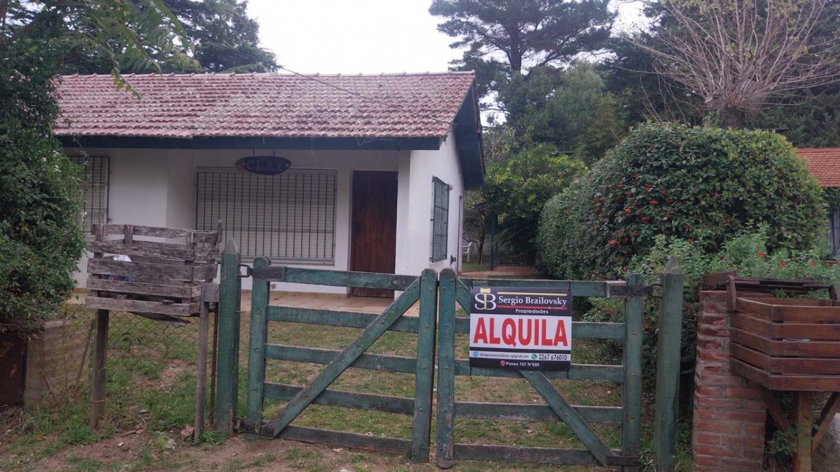 ALQUILER ANUAL- CASA DE 3 AMBIENTES ZONA SUR DE VILLA GESELL