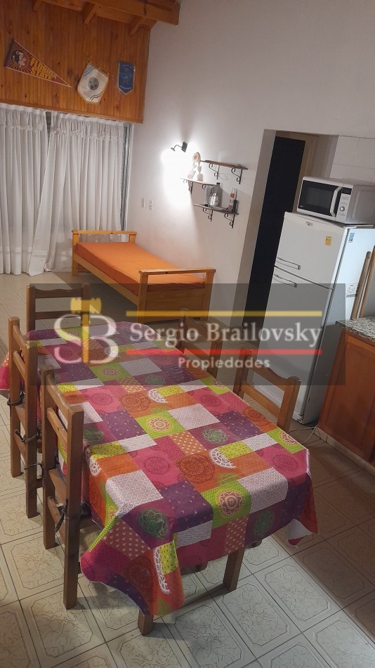 ALQUILER ANUAL-  DEPARTAMENTO DE 1AMBIENTE EN ZONA SUR DE VILLA GESELL